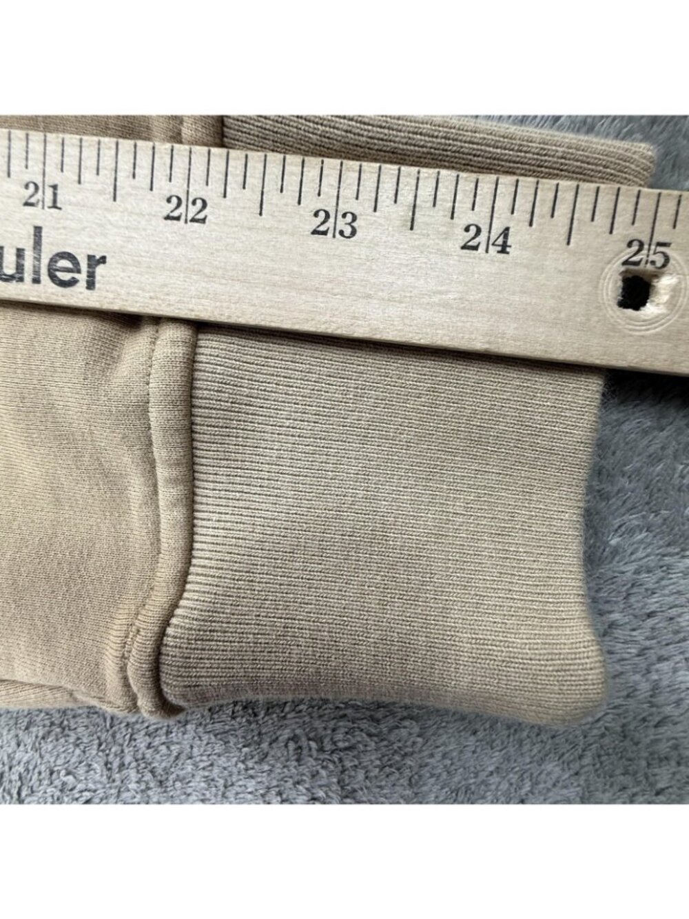 Qilo Hoodie Mens Large Beige Pullover Rocket Launcher Graphic Fleece Tactical - Picture 14 of 15